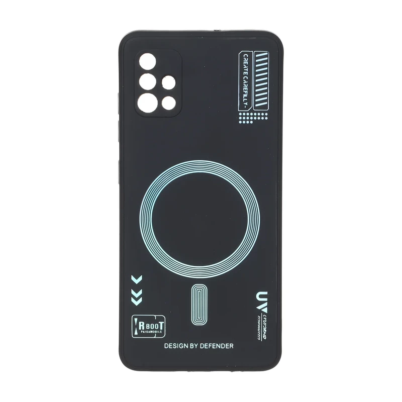 قاب Defender طرح مگ سیف هولوگرامی RT محافظ لنزدار Samsung Galaxy A51 / M40s - مشکی