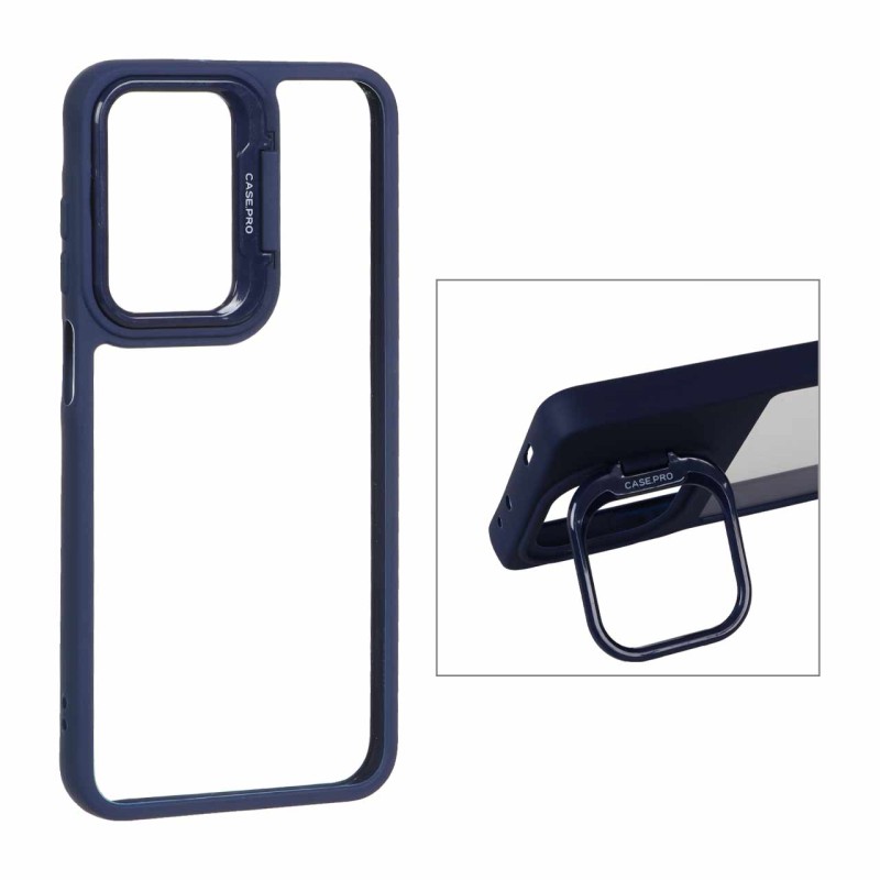 قاب Case Pro استندشو  Samsung Galaxy A25 5G - سرمه ای