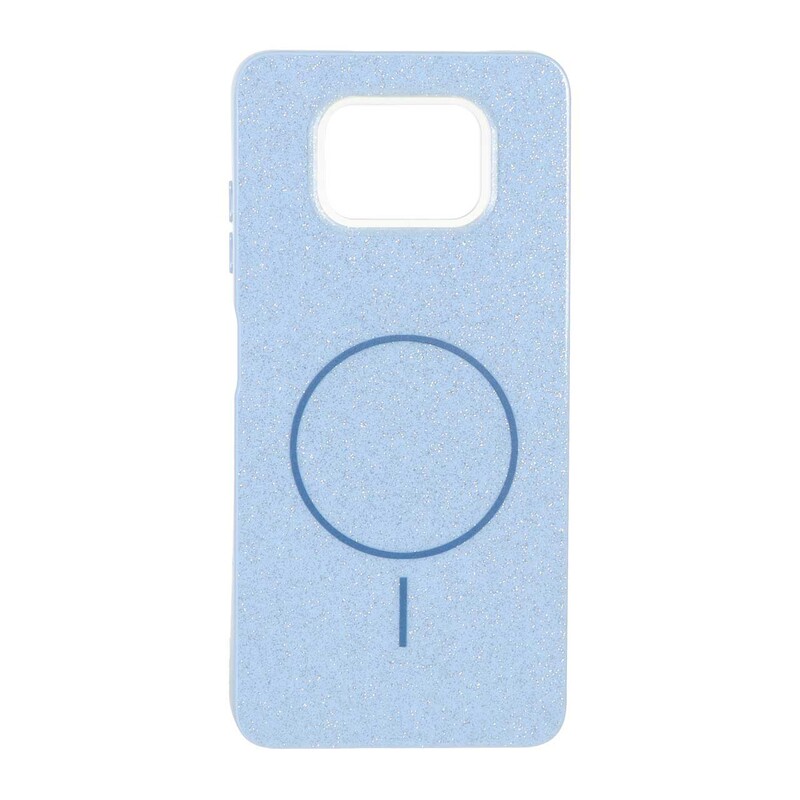 قاب اکلیلی پشت سخت طرح مگ سیف Xiaomi Poco X3 / Poco X3 Pro / Poco X3 NFC - آبی