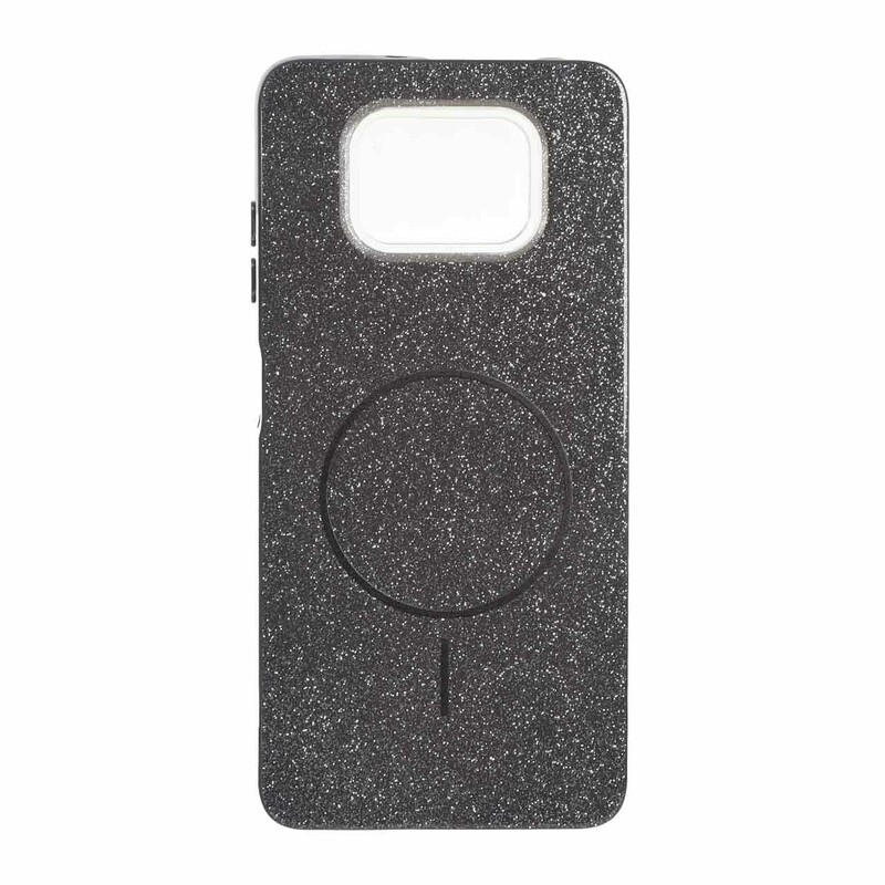 قاب اکلیلی پشت سخت طرح مگ سیف Xiaomi Poco X3 / Poco X3 Pro / Poco X3 NFC - مشکی