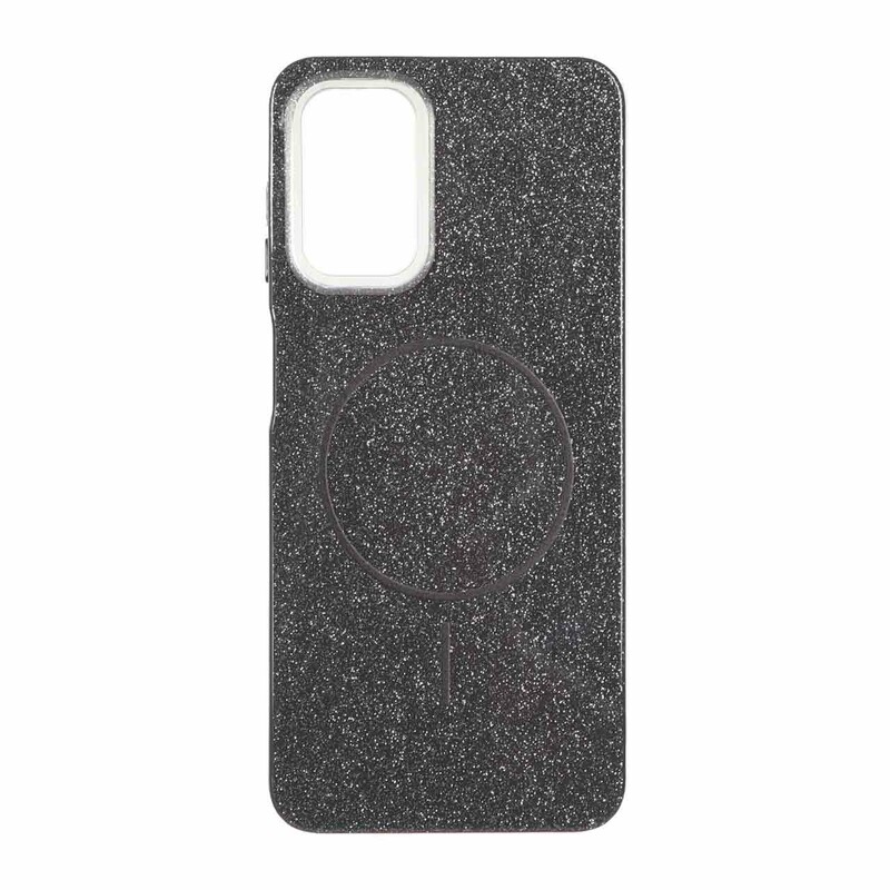 قاب اکلیلی پشت سخت طرح مگ سیف Samsung Galaxy A13 4G / A13 5G / A04s / M13 4G / M23 / F13 - مشکی