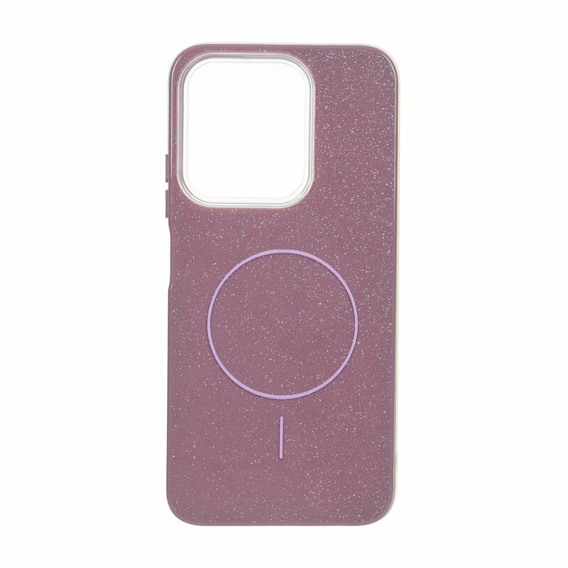 قاب اکلیلی پشت سخت طرح مگ سیف Xiaomi Redmi 15C / Poco C85 - بنفش