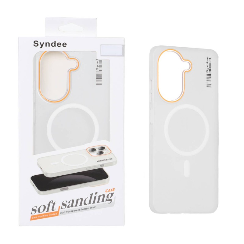 قاب اورجینال Syndee مات Magsafe مدل Xiaomi Redmi A5 / Poco C71 - سفید (پک دار)