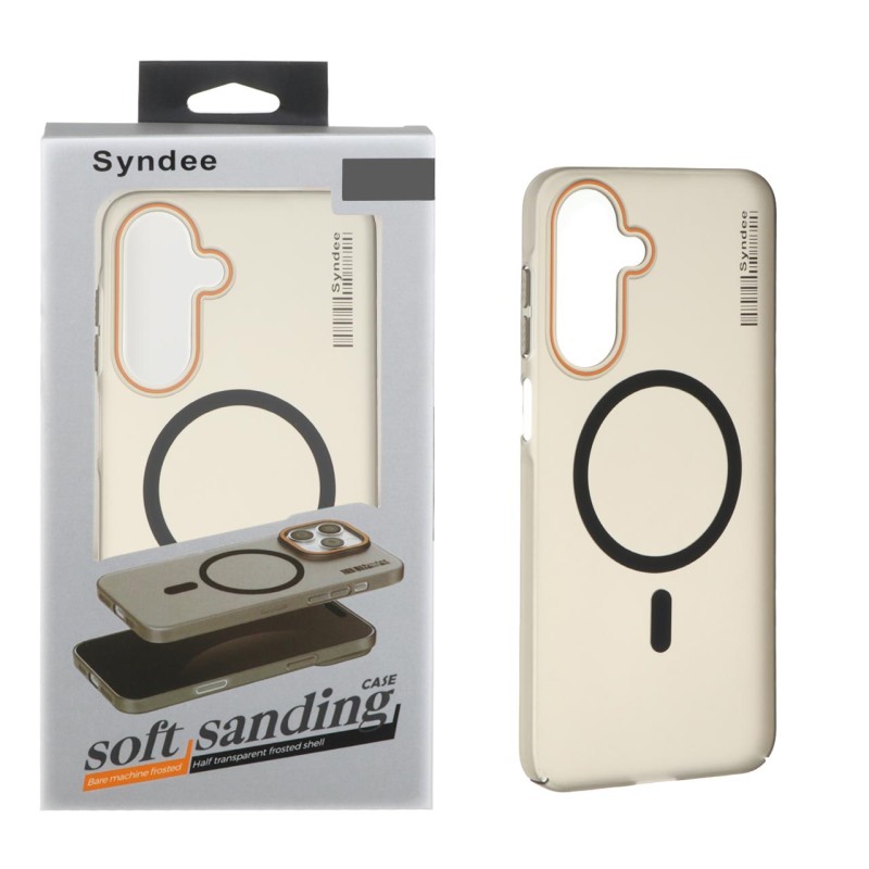 قاب اورجینال Syndee پشت مات MagSafe مدل Samsung Galaxy A17 / A26 - مشکی (پک دار)