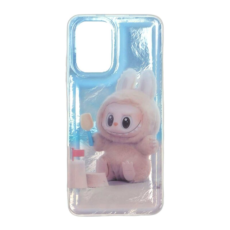 قاب اطلسی Labubu دور ژله ای Xiaomi Redmi Note 10 4G / Redmi Note 10S / Poco M5S - طرح 223