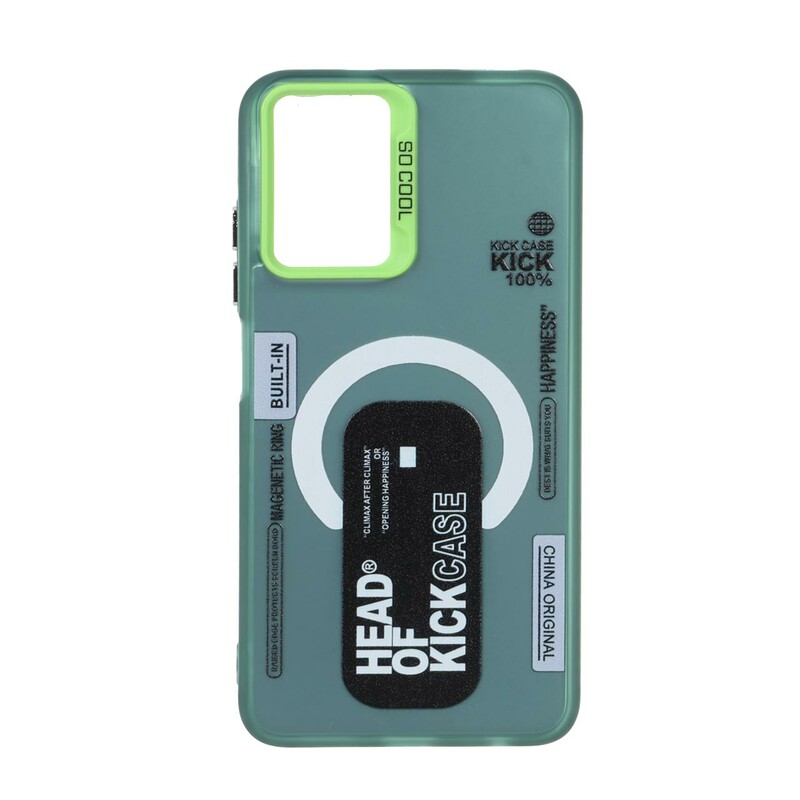 قاب SO COOL طرح مگ سیف Kick Case مدل Xiaomi Redmi Note 10 4G / Redmi Note 10S / Poco M5S - سبز