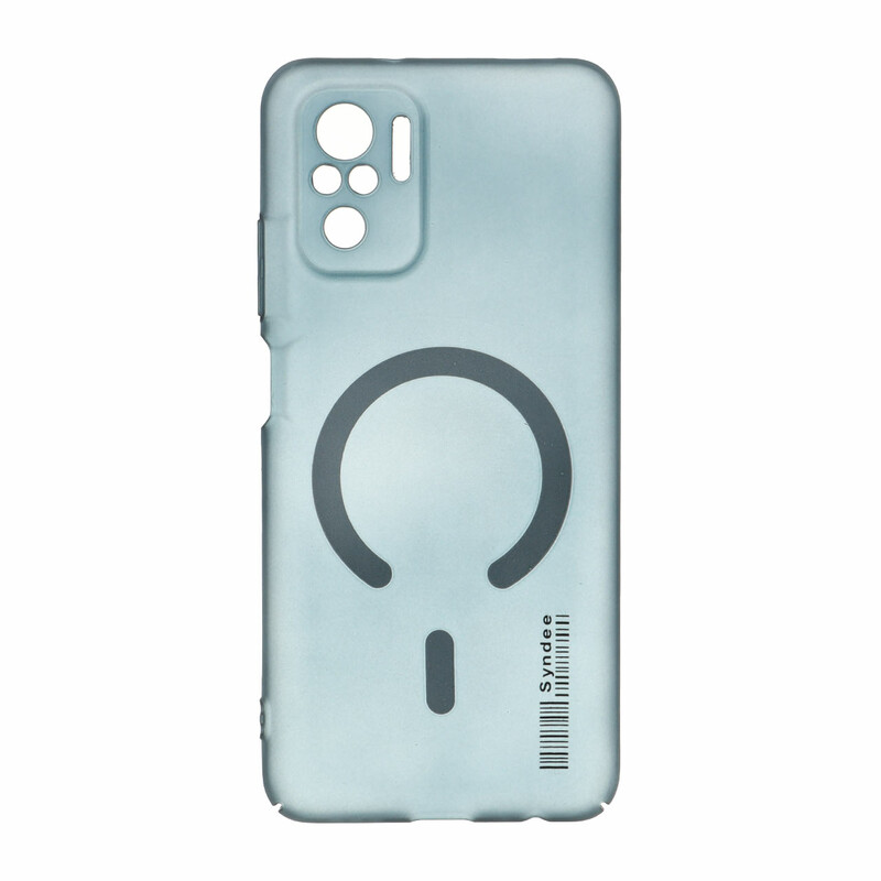 قاب Syndee مات طرح مگ سیف Xiaomi Redmi Note 10 4G / Redmi Note 10S / Poco M5S - سرمه ای