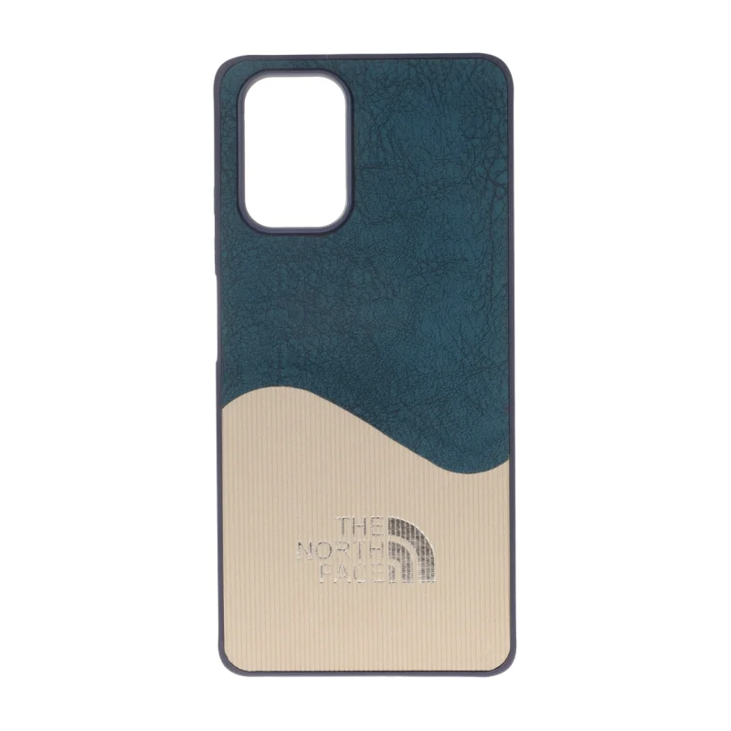 قاب North Face طرح جیر دو تکه Xiaomi Redmi Note 10 4G / Redmi Note 10S / Poco M5S - سرمه ای
