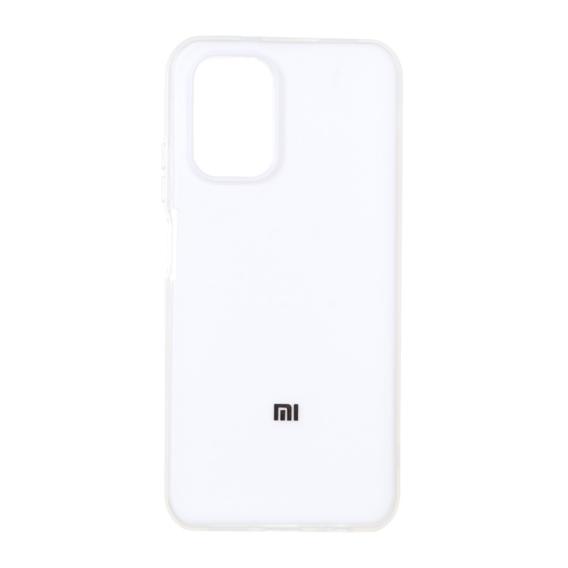 قاب دو لایه مات لوگودار Xiaomi Redmi Note 10 4G / Redmi Note 10S / Poco M5S - سفید