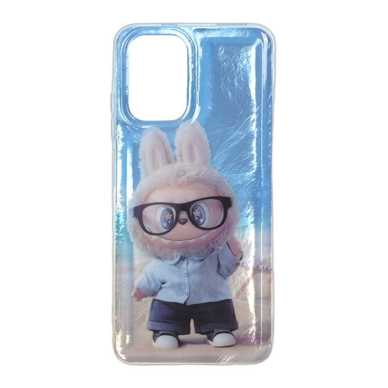 قاب اطلسی Labubu دور ژله ای Xiaomi Redmi Note 10 4G / Redmi Note 10S / Poco M5S - طرح 226