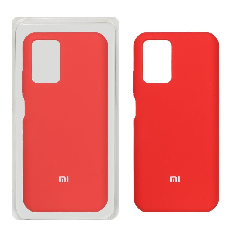 قاب سیلیکونی پاک کنی اورجینال Xiaomi Redmi Note 10 4G / Redmi Note 10S / Poco M5S - قرمز (پک اصلی)