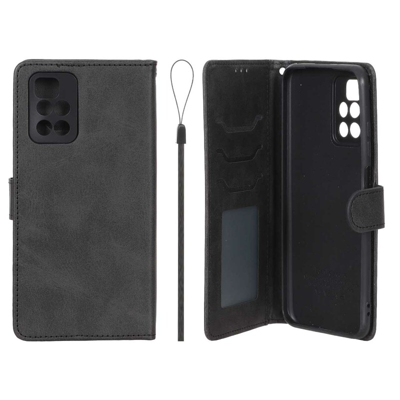 کیف موبایل مگنتی درجه یک داخل خز MNC Plus مدل Xiaomi Redmi 10 / Redmi 10 Prime - مشکی