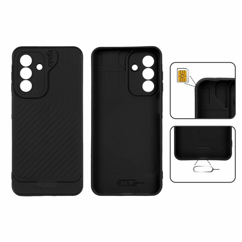قاب Gear4 کبریتی Samsung Galaxy A17 / A26 - مشکی