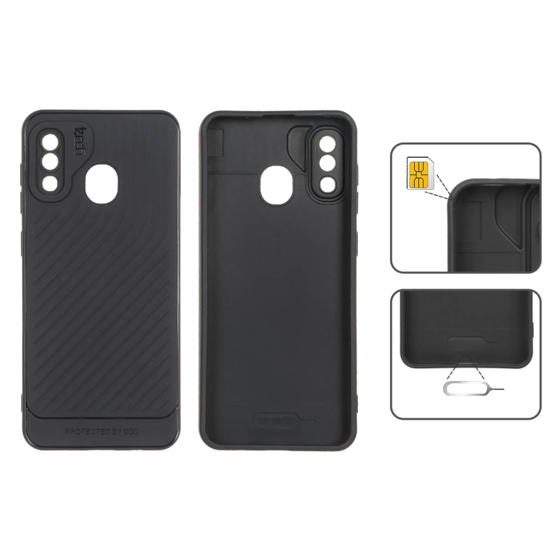 قاب Gear4 کبریتی Samsung Galaxy A30 / A20 - مشکی
