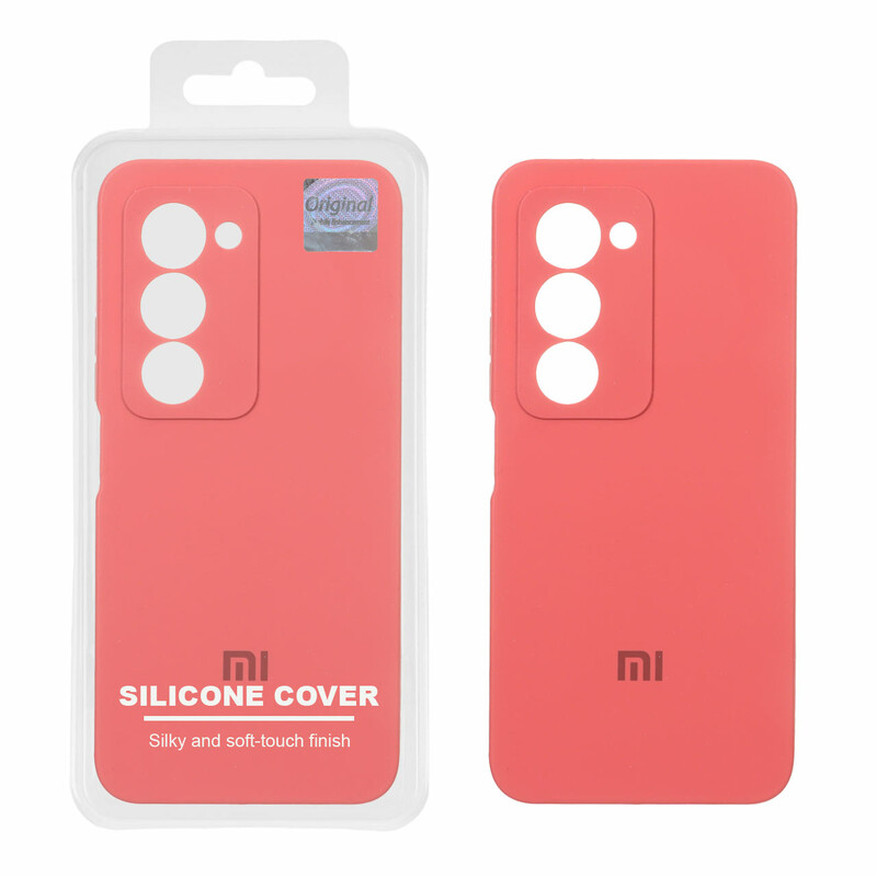 قاب سیلیکونی پاک کنی اورجینال Master Quality مدل Xiaomi Redmi 15 4G - هلویی (پک دار)