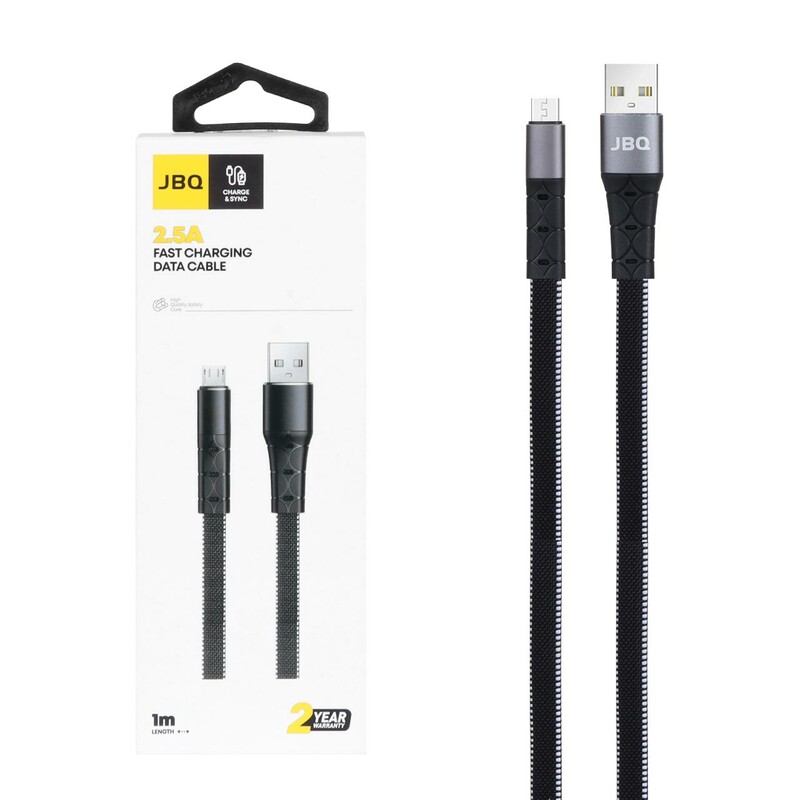کابل شارژ فست اندروید JBQ مدل CA-620 - مشکی (گارانتی یکساله رصاصی)