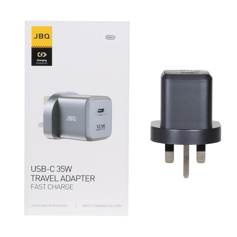 شارژر دیواری فست و PD تک پورت JBQ مدل WC-611G 35W - خاکستری (گارانتی یکساله رصاصی)