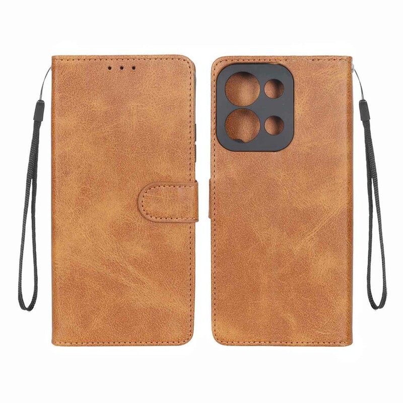 کیف موبایل مگنتی Xiaomi Redmi 15C / Poco C85 - عسلی