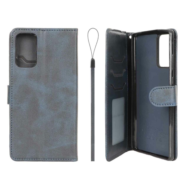 کیف موبایل مگنتی درجه یک داخل خز MNC Plus مدل Samsung Galaxy Note20 - سرمه ای
