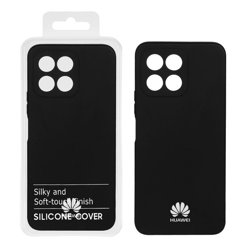 قاب نیو سیلیکون محافظ لنزدار RFF مدل Honor X6 / X8 5G - مشکی کد 9 (پک دار)