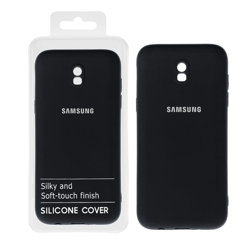 قاب نیو سیلیکون محافظ لنزدار RFF مدل Samsung J5 Pro - مشکی کد 1 (پک دار)