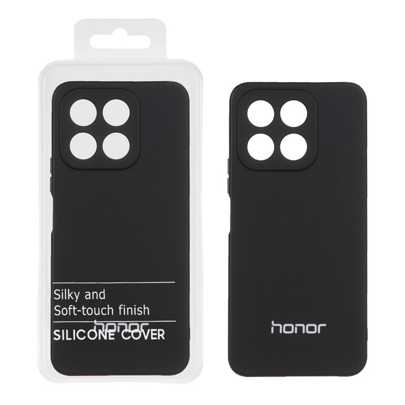 قاب نیو سیلیکون محافظ لنزدار RFF مدل Honor X6b - مشکی (پک دار)
