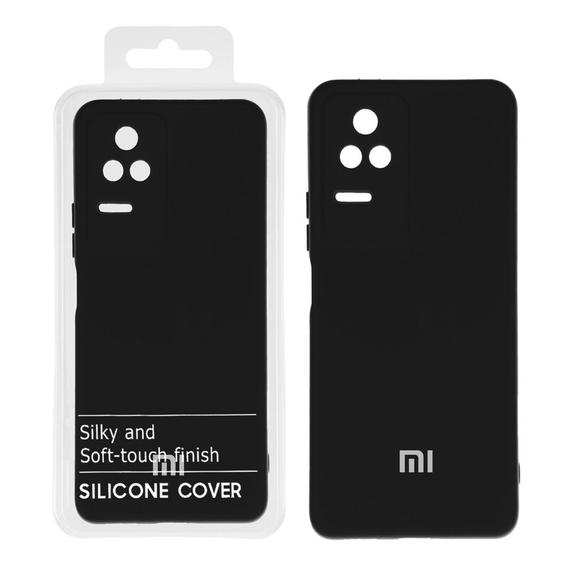 قاب نیو سیلیکون محافظ لنزدار RFF مدل Xiaomi Poco F4 / Redmi K40S - مشکی کد 6 (پک دار)