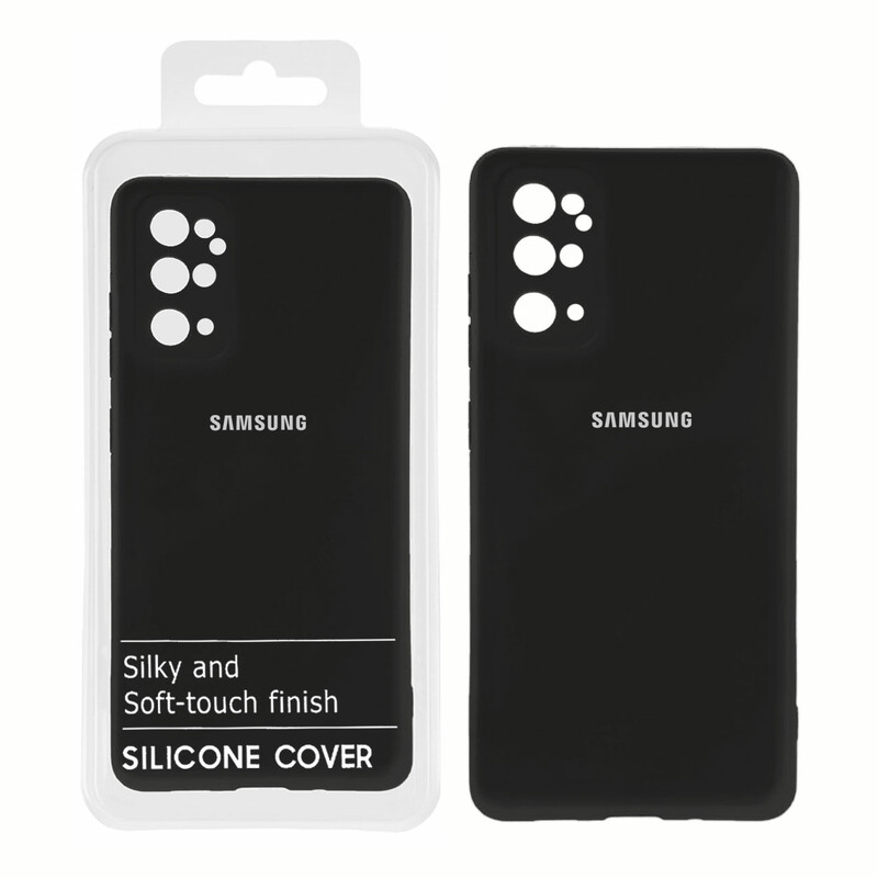 قاب نیو سیلیکون محافظ لنزدار RFF مدل Samsung S20 Plus - مشکی کد 9 (پک دار)