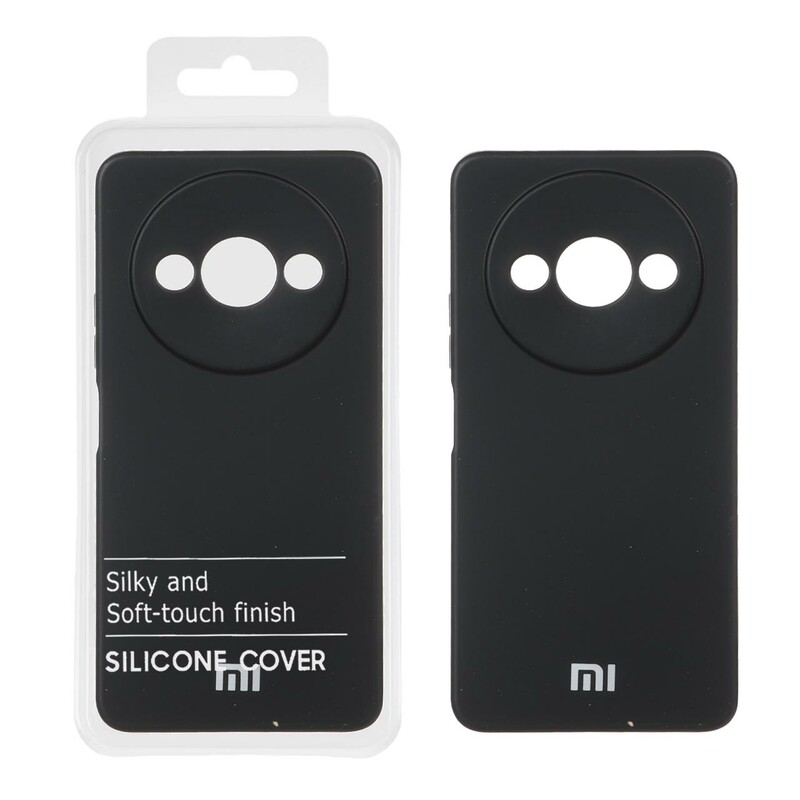 قاب نیو سیلیکون محافظ لنزدار RFF مدل Xiaomi Redmi A3 / A3x / poco C61 - مشکی (پک دار)
