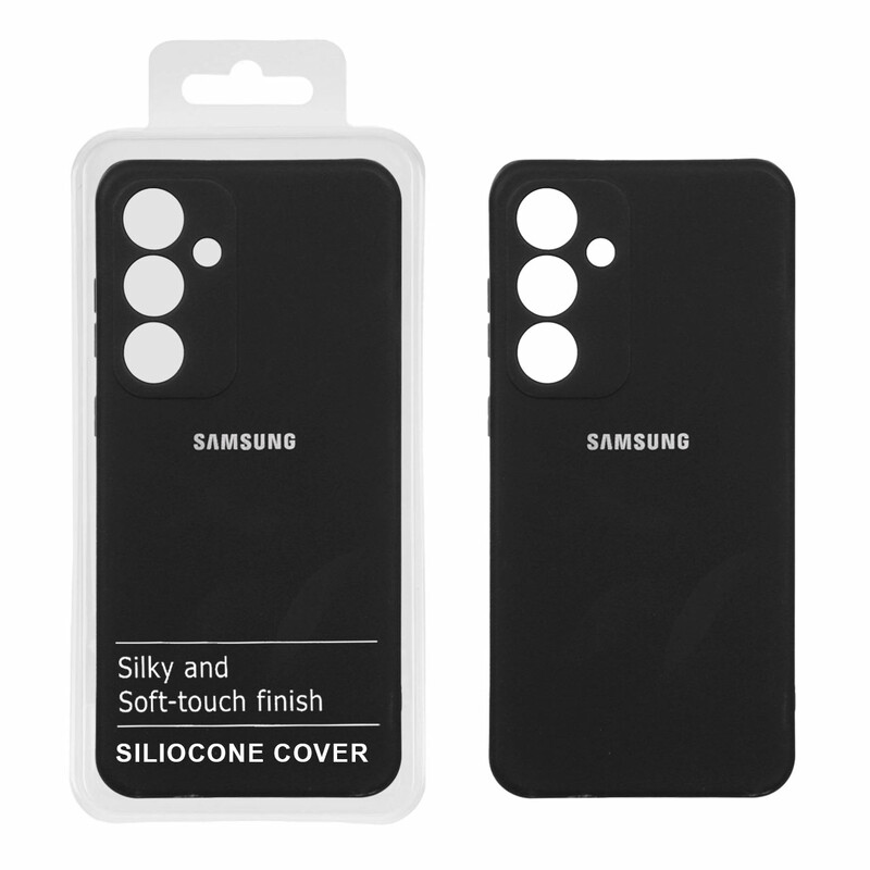 قاب نیو سیلیکون محافظ لنزدار RFF مدل Samsung Galaxy S25 FE - مشکی (پک دار)