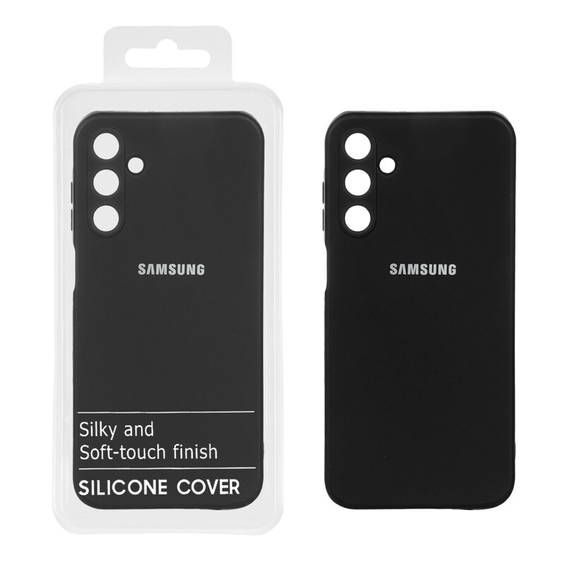 قاب نیو سیلیکون محافظ لنزدار RFF مدل Samsung Galaxy A15 - مشکی (پک دار)