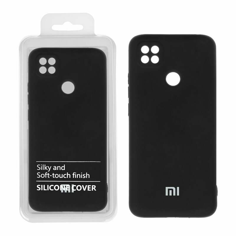قاب نیو سیلیکون محافظ لنزدار RFF مدل Xiaomi Redmi 10A مشکی (پک دار)