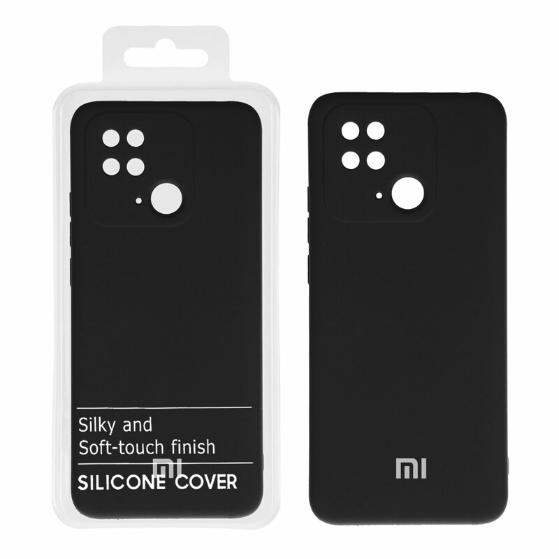 قاب نیو سیلیکون محافظ لنزدار RFF مدل Xiaomi Redmi 10c / Poco c40 / Redmi 10 power - مشکی کد 6 (پک دار)