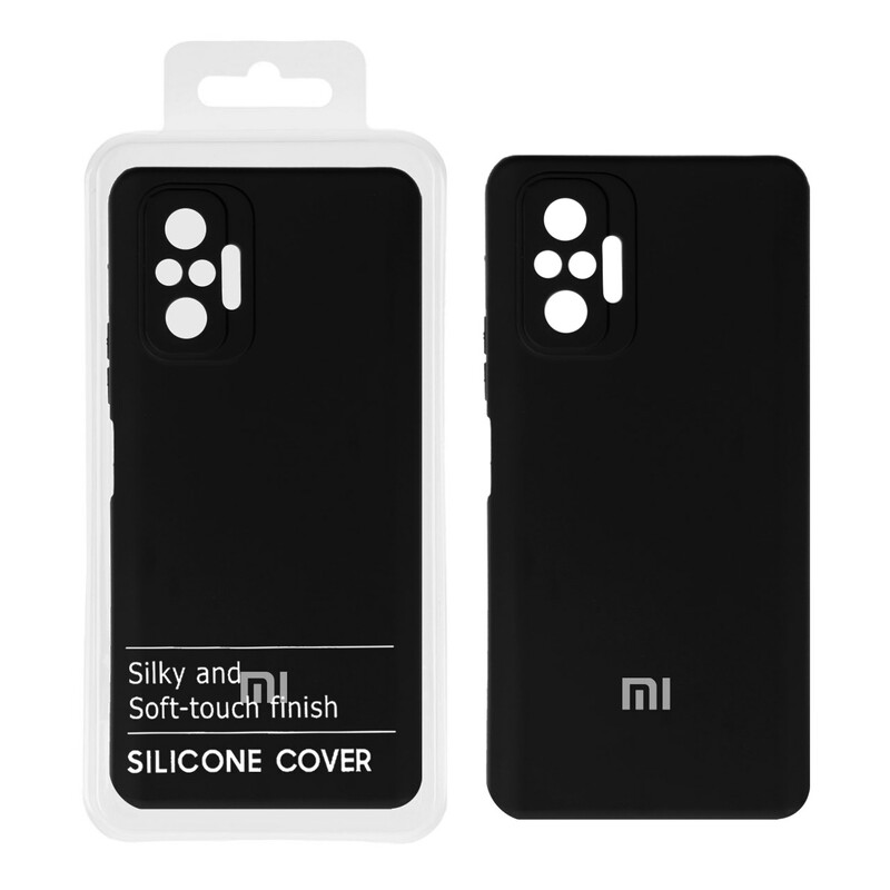 قاب نیو سیلیکون محافظ لنزدار RFF مدل Xiaomi Redmi Note 10 Pro / Note 10 Pro Max - مشکی (پک دار)