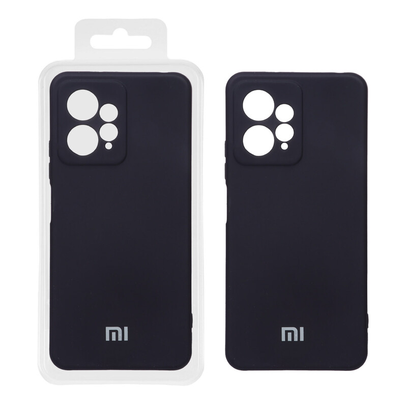 قاب نیو سیلیکون محافظ لنزدار RFF مدل Xiaomi Redmi Note 12 - 4G - مشکی کد 9 (پک دار)