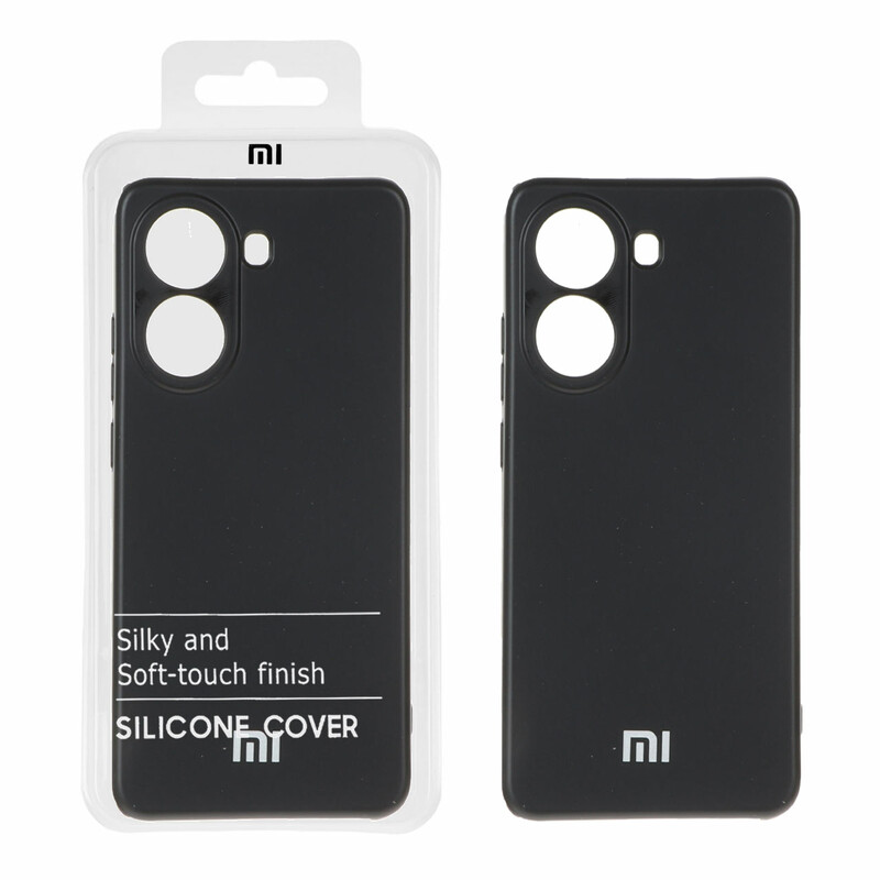 قاب نیو سیلیکون محافظ لنزدار RFF مدل Xiaomi Poco X7 Pro - مشکی (پک دار)