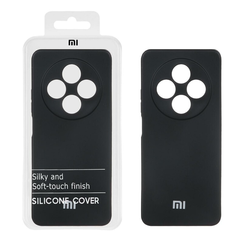 قاب نیو سیلیکون محافظ لنزدار RFF مدل Xiaomi Redmi 14C / Redmi A4 / Poco C75 - مشکی (پک دار)
