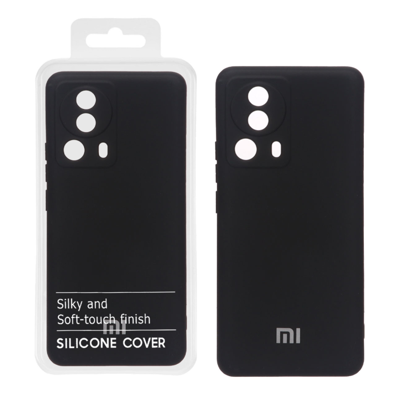 قاب نیو سیلیکون محافظ لنزدار RFF مدل Xiaomi Mi 13 Lite - مشکی کد 9 (پک دار)