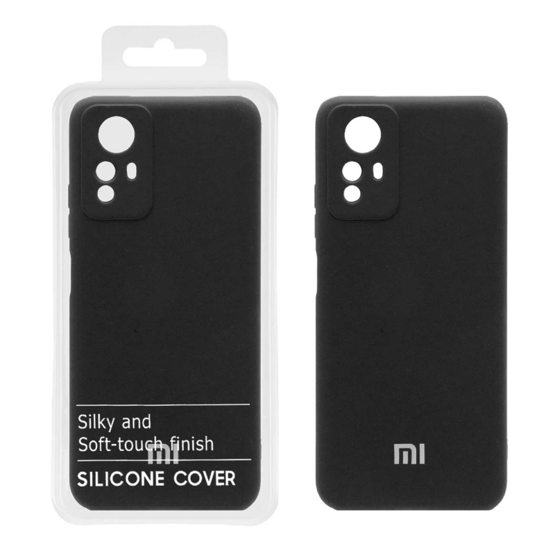 قاب نیو سیلیکون محافظ لنزدار RFF مدل Xiaomi Redmi Note 12S - مشکی (پک دار)