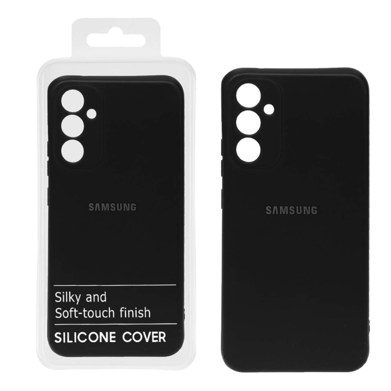 قاب نیو سیلیکون محافظ لنزدار RFF مدل Samsung A34 - مشکی (پک دار)