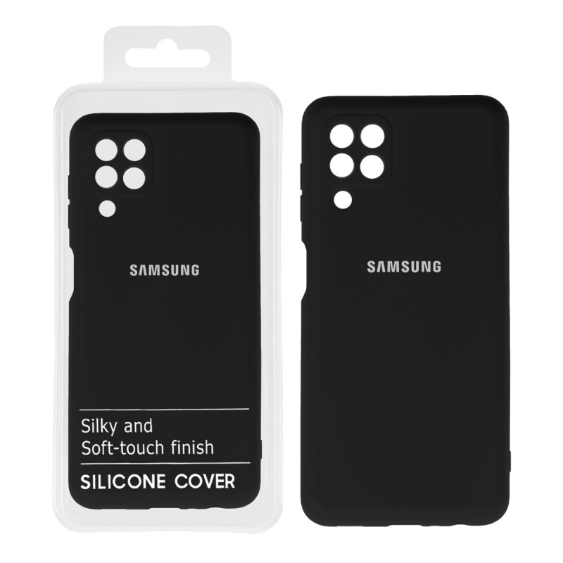 قاب نیو سیلیکون محافظ لنزدار RFF مدل Samsung A22 - 4G / M32 - 4G / F22 - مشکی (پک دار)
