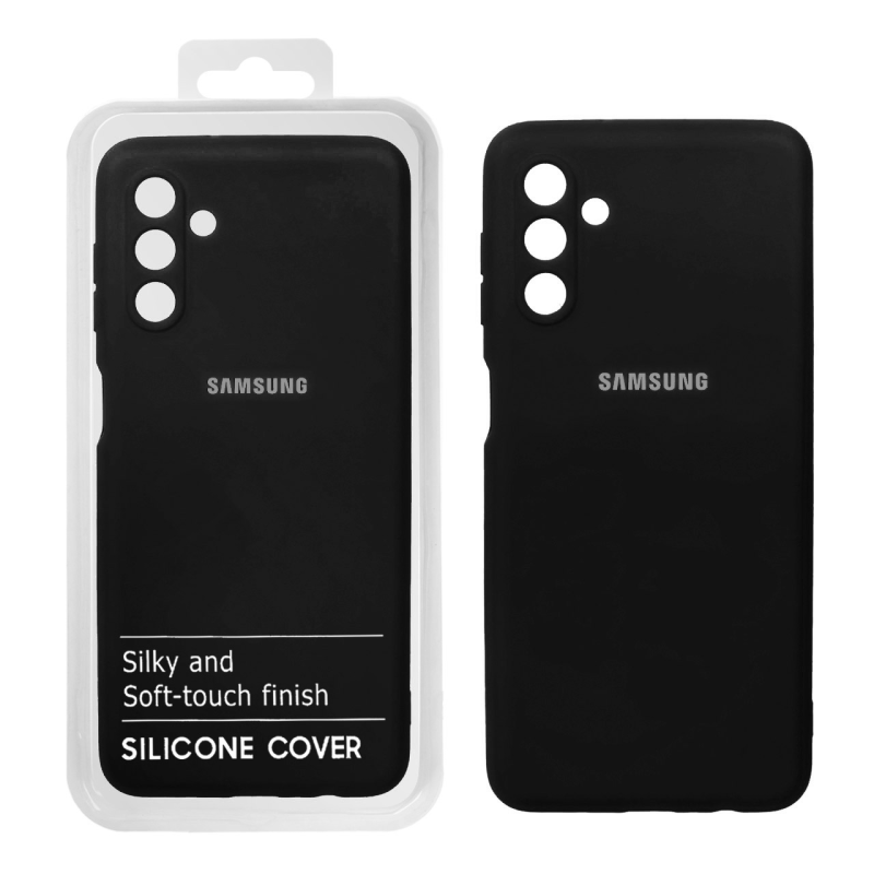 قاب نیو سیلیکون محافظ لنزدار RFF مدل Samsung A04S / A13 - 5G / F13 /M13- - مشکی کد 5 (پک دار)