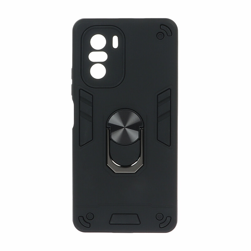 قاب بتمن هولدر لیزری Xiaomi Poco F3 / Redmi K40 / Xiaomi Redmi K40 Pro / Redmi K40 Pro Plus / Redmi Mi 11i - مشکی