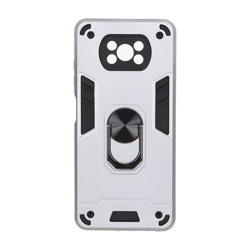 قاب بتمن هولدر لیزری Xiaomi Poco X3 / Poco X3 Pro / Poco X3 NFC - نقره ای
