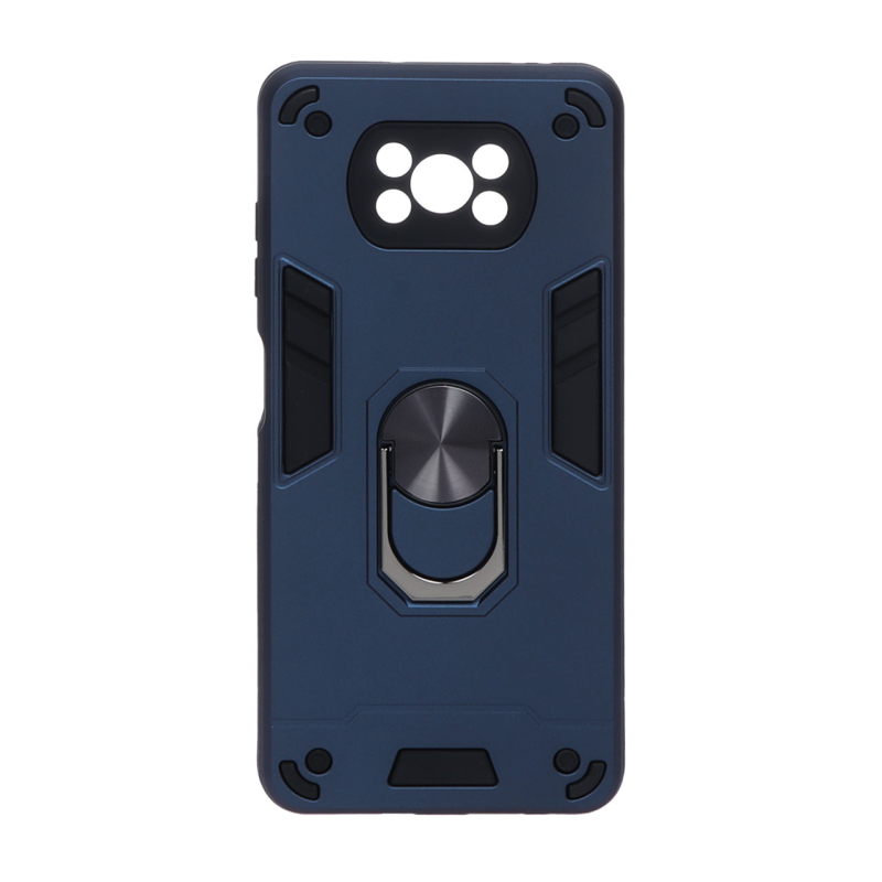 قاب بتمن هولدر لیزری Xiaomi Poco X3 / Poco X3 Pro / Poco X3 NFC - سرمه ای