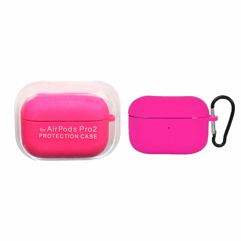 کاور ایرپاد سیلیکونی اورجینال Apple Airpods Pro 2 - سرخابی کد 3