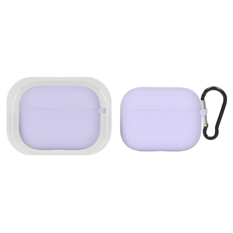 کاور ایرپاد سیلیکونی اورجینال Apple Airpods Pro 3 - یاسی (پک دار)