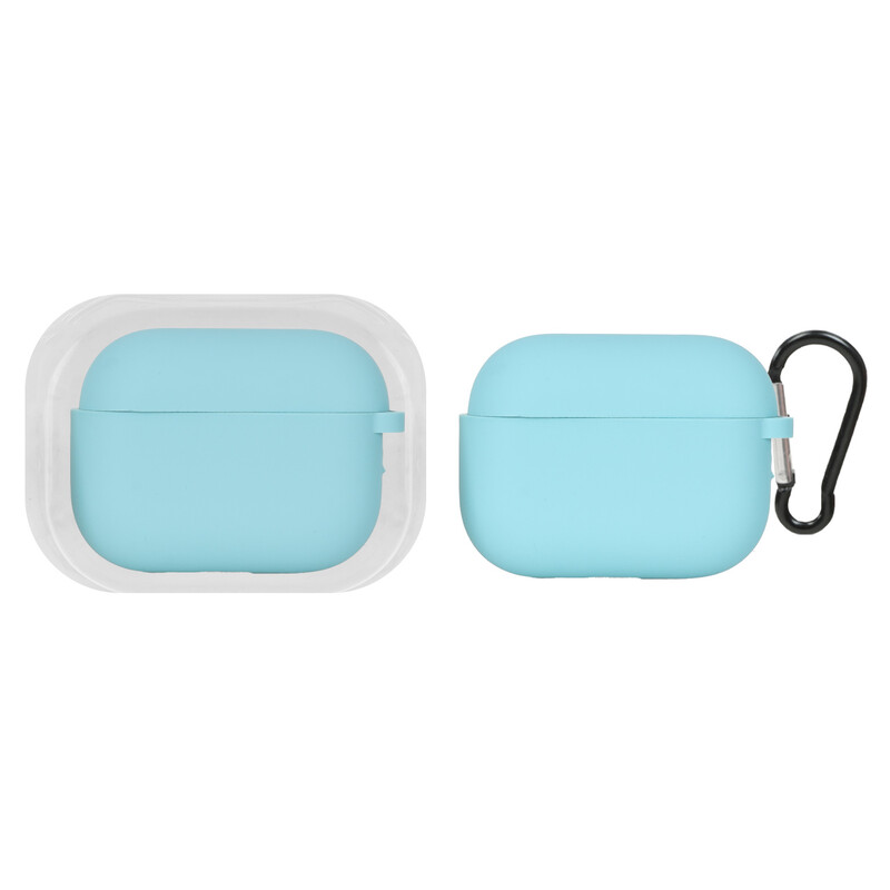 کاور ایرپاد سیلیکونی اورجینال Apple Airpods Pro 3 - فیروزه ای (پک دار)