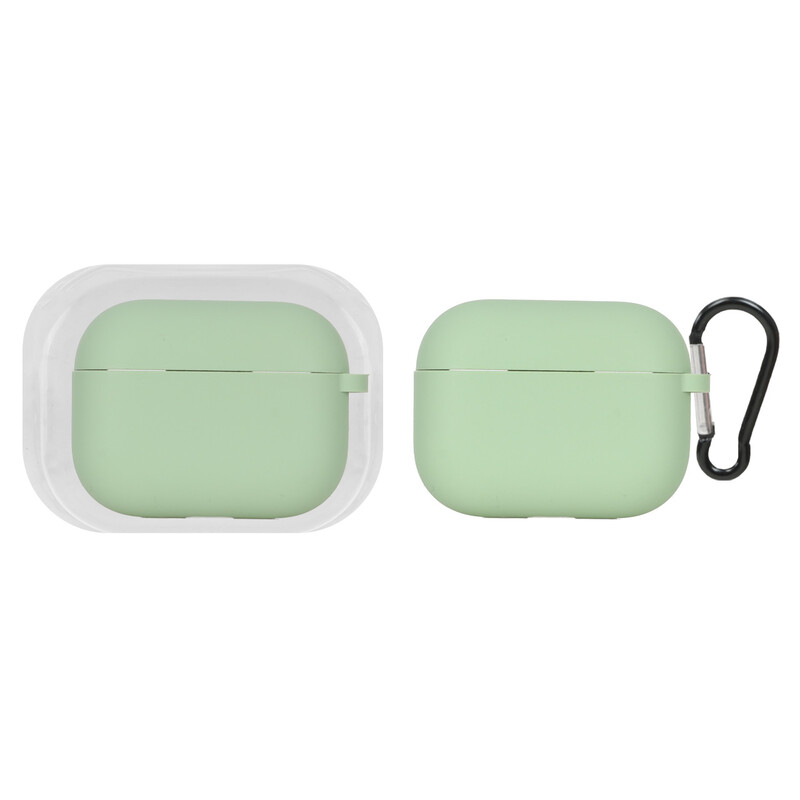 کاور ایرپاد سیلیکونی اورجینال Apple Airpods Pro 3 - سبز مغز پسته ای (پک دار)