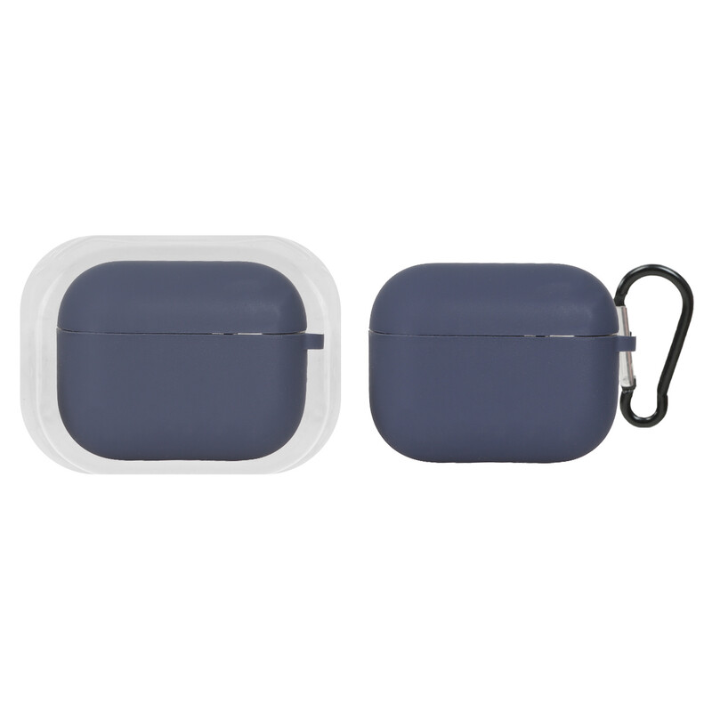 کاور ایرپاد سیلیکونی اورجینال Apple Airpods Pro 3 - سرمه ای (پک دار)